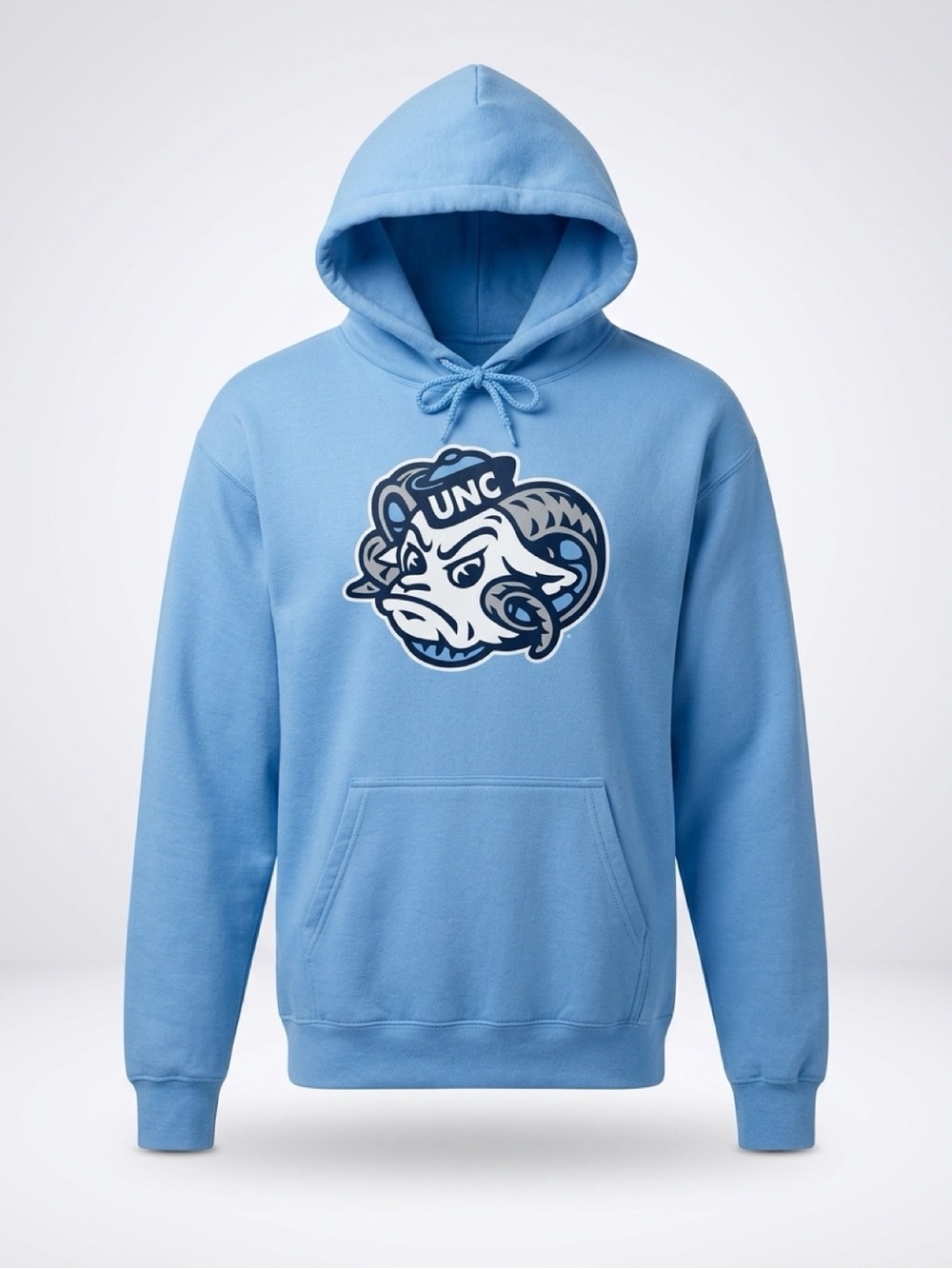 Champion UNC Carolina Blue Pullover Hoodie, Graphic design, Men’s L, EUC